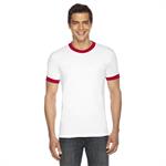 American Apparel UNISEX Poly-Cotton Short-Sleeve Ringer T...