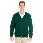 Harriton Men&apos s Pilbloc™ V-Neck Button Cardigan Sweater