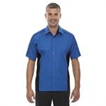 North End Men&apos s Tall Fuse Colorblock Twill Shirt