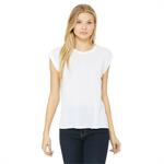 Bella+Canvas Ladies&aposFlowy Muscle T-Shirt with Rolled Cuff