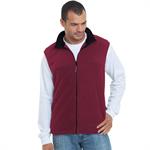 Bayside Unisex Full-Zip Polar Fleece Vest