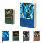 5&quotx 8&quotHard Cover Camo Canvas Journal