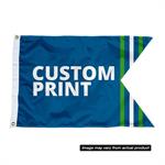 Nylon Guidon Flag (Double-Sided) - 12&quotx 18"