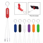 3-In-1 Charging Cable Phone Stand &ampKey Ring