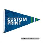 Nylon Pennant Flag (Double-Sided) - 8&quotx 12"