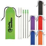 3- Pack Stainless Steel Straw Kit