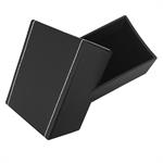 Black Leatherette 2-Piece Gift Box