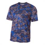 A4 Youth Camo Performance Crew T-Shirt