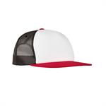 Yupoong Foam Trucker with White Front Snapback
