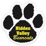 Paw Thick Vinyl Die Cut Large Stock Magnet