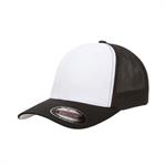Yupoong Flexfit Trucker Mesh with White Front Panels Cap