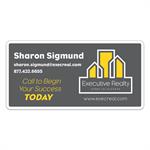 Rectangle Magnetic Car Sign (8&quotx 18" )