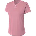 A4 Ladies&aposTek 2-Button Henley Shirt