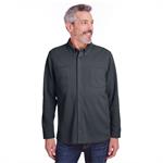 Harriton Adult StainBloc™ Pique Fleece Shirt-Jacket