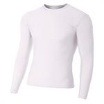 A4 Adult Polyester Spandex Long Sleeve Compression T-Shirt
