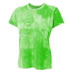 A4 Ladies&aposCloud Dye Tech T-Shirt
