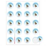 Round Sheeted Button Sticker Labels