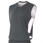 A4 Adult Reversible Speedway Muscle Shirt