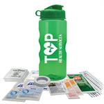 22 oz. Tritan Bottle Survival Kit - Flip Lid