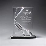 Sweeping Ribbon Award - Clear