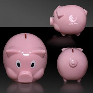 4&quot; Plastic Piggy Bank