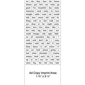 116 Words Message Magnet