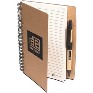 Stone Paper Spiral Notebook with Pen