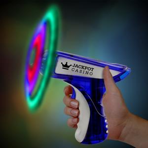 6&quot; Blue/Silver LED Spinning Gun