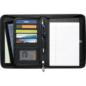 Burke Jr. Zippered Padfolio