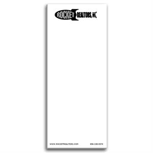 50 Page 3-1/2 x 8-1/2 Paper Note Pad