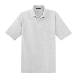 JERZEES -SpotShield 5.6-Ounce Jersey Knit Sport Shirt wit...