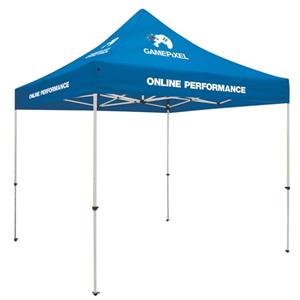 Standard 10&apos; Tent Kit (Full-Color Imprint, 4 Locations)