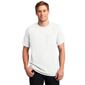 JERZEES - Dri-Power 50/50 Cotton/Poly Pocket T-Shirt.