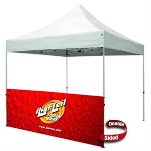Standard 10&apos; Tent Half Wall Kit (Dye-Sublimated, 2-Sided)