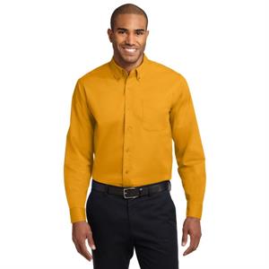 Port Authority Extended Size Long Sleeve Easy Care Shirt.