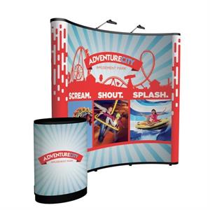 8&apos; Curved Show &apos;N Rise Floor Display Kit (Full Mural)