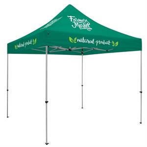 Deluxe 10&apos; Tent Kit (Full-Color Imprint, 4 Locations)