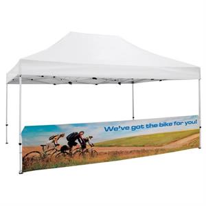 15&apos; Tent Half Wall (Dye Sublimated, Single-Sided)