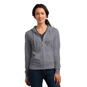 District Women&apos;s Fitted Jersey Full-Zip Hoodie.