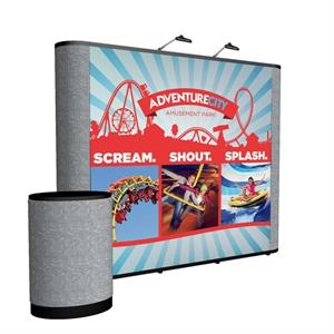 10&apos; Straight Show &apos;N Rise Floor Kit (Mural w/ Fabric Ends)