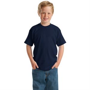 Hanes - Youth EcoSmart 50/50 Cotton/Poly T-Shirt.