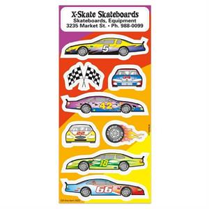 Race Car Fun &amp; Fantasy Sticker Sheet