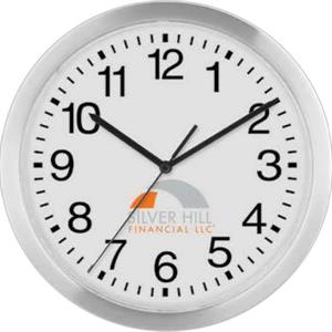 12&quot; Slim Metal Wall Clock