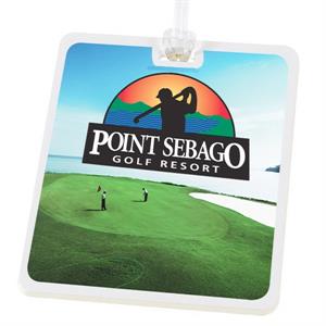 Rectangle Golf Tag - 4c Digital Imprint