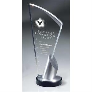 Spotlight Award with Aluminum and Black Lucite Base