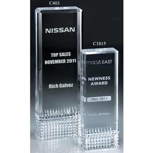 Clear Desktop Diamond Tower Award
