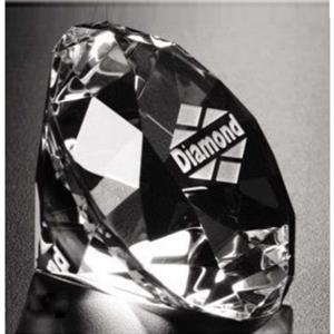 Diamond Paperweight 3 1/4&quot; Dia