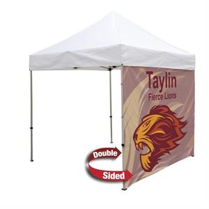 Double-Sided 8&apos; Tent Full Wall (Dye Sublimation)