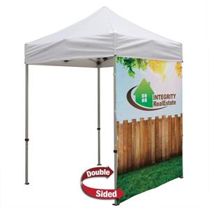 6&apos; Tent Full Wall (Dye Sublimated, Double-Sided)