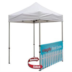 Deluxe 6&apos; Tent Half Wall Kit (Dye-Sublimated, 2-Sided)